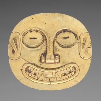 Canva - Ornament from Sitio Conte_ Small Plaque, courtesy of the Cleveland Museum of Art.
